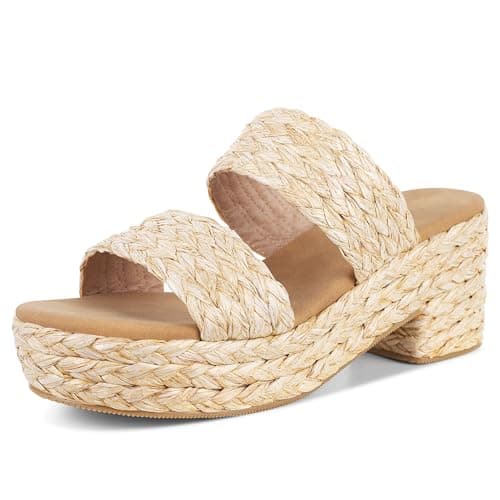 Women's FashionPlatform Sandals Wedges Open Toe Summer Beach Sandals