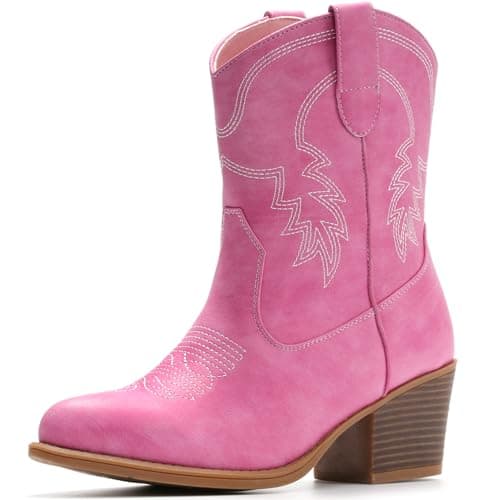 IXU Women's Classic Western Ankle Booties