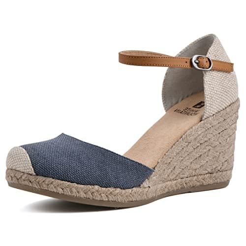 WHITE MOUNTAIN Women's Mamba Espadrille Wedge Sandal