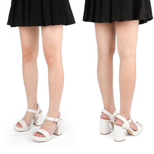 Chunky Platform High Heels for Women