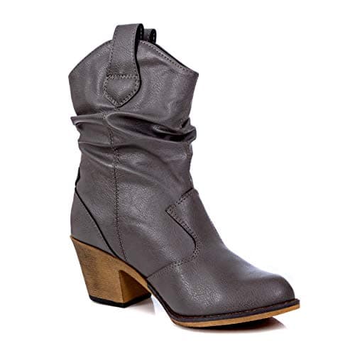 Charles Albert Women's Modern Western Cowboy Distressed Boot