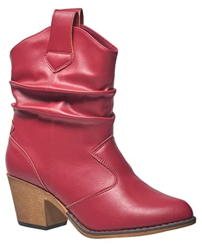 Charles Albert Women's Modern Western Cowboy Distressed Boot