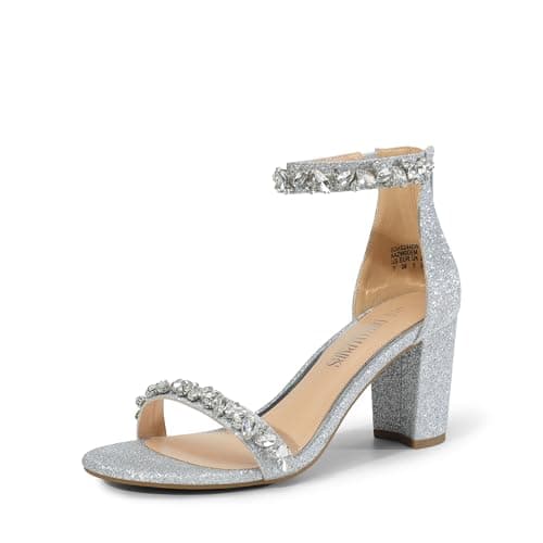 Dream Pairs Women's Chunky Low Heel Sandal Pump