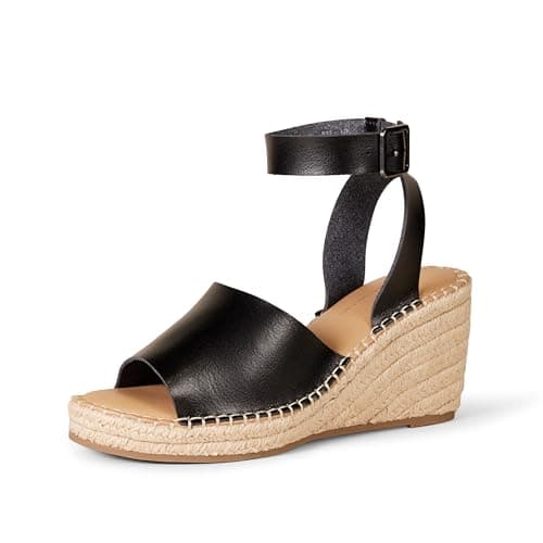 Amazon Essentials Women's Comfortable Wedge Espadrille Sandal