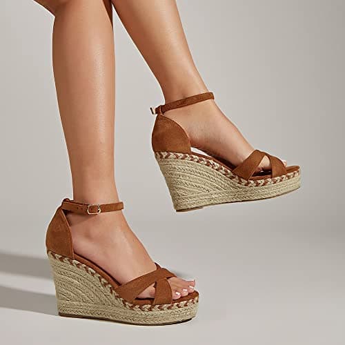 Women's Espadrille Platform Wedges Sandals