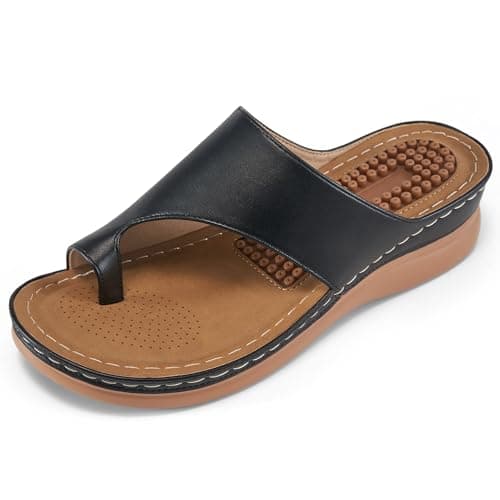 Reinforced Orthopedic Wedge Sandals for Women