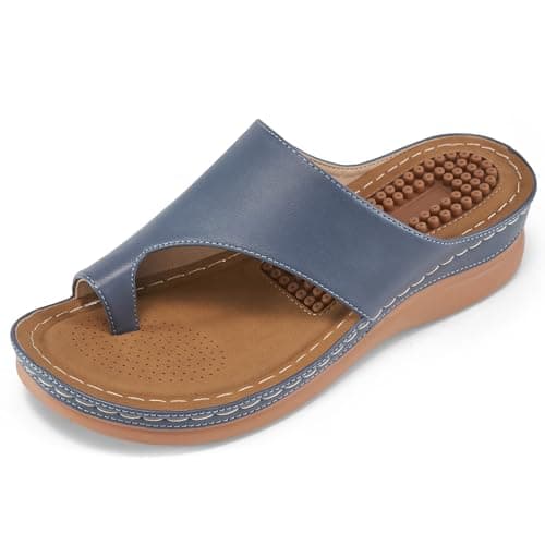 Reinforced Orthopedic Wedge Sandals for Women