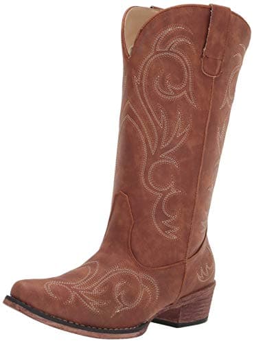 Roper Women's Riley Mid Calf Boot - Black