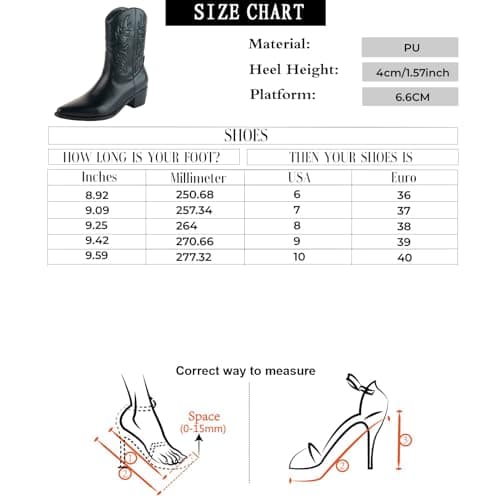 Women's Western Cowboy Knee Boots