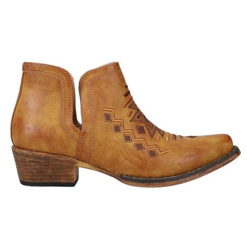 Roper Women's Ava Brown Southwest Embroidered Casual Boots