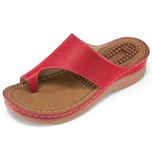 Reinforced Orthopedic Wedge Sandals for Women