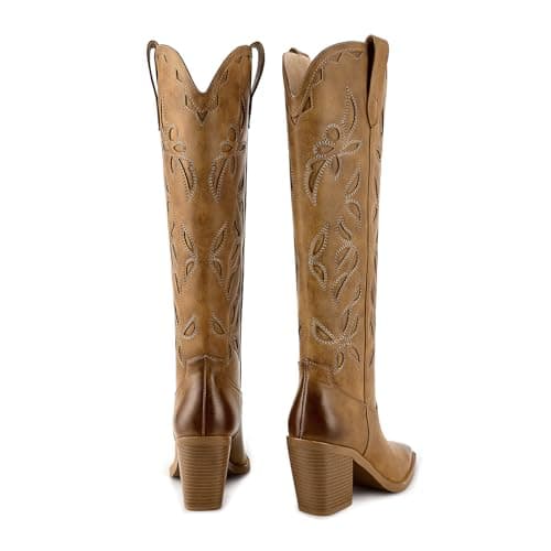 Women's Chunky Heel Western Boots