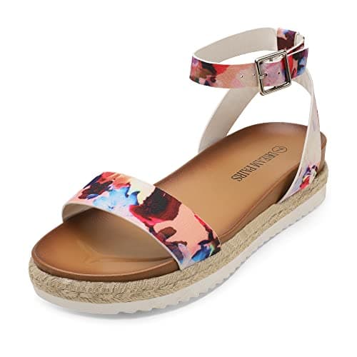 Dream Pairs Women's Comfortable Open Toe Espadrille Wedge Sandals