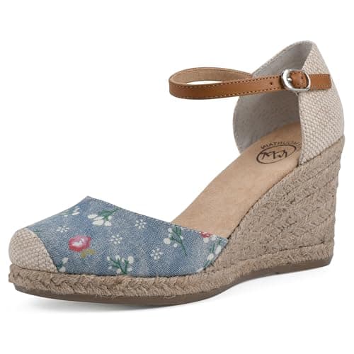 WHITE MOUNTAIN Women's Mamba Espadrille Wedge Sandal