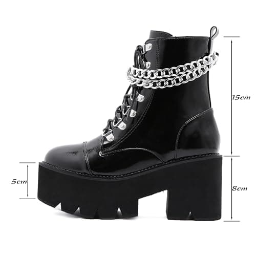 Lace Up Platform Ankle Boots for Women