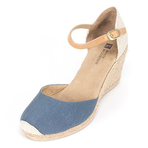 WHITE MOUNTAIN Women's Mamba Espadrille Wedge Sandal