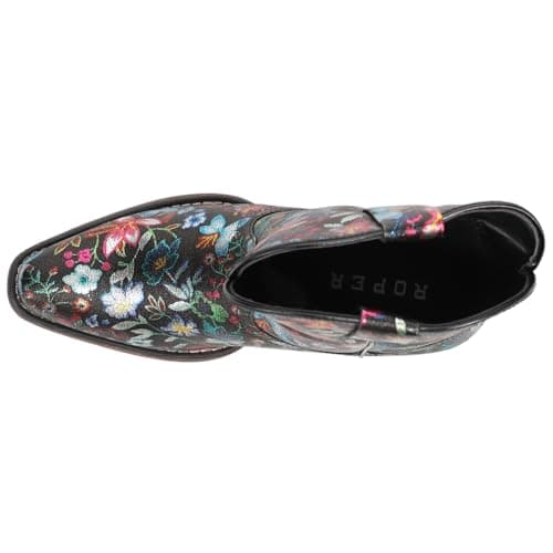 ROPER Women's Ingrid Floral Metallic Ankle Boots - 1-2" Heel, Multi