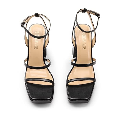 DREAM PAIRS Women's Platform Strappy Heels Sandals