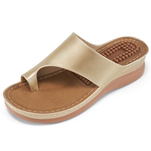 Reinforced Orthopedic Wedge Sandals for Women
