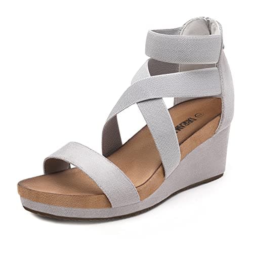 DREAM PAIRS Women's Platform Wedge Sandals