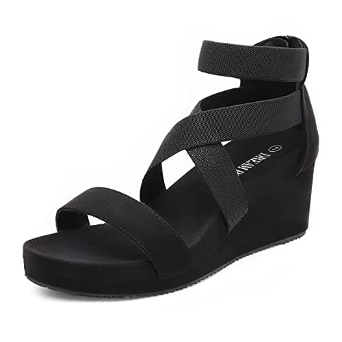 DREAM PAIRS Women's Platform Wedge Sandals