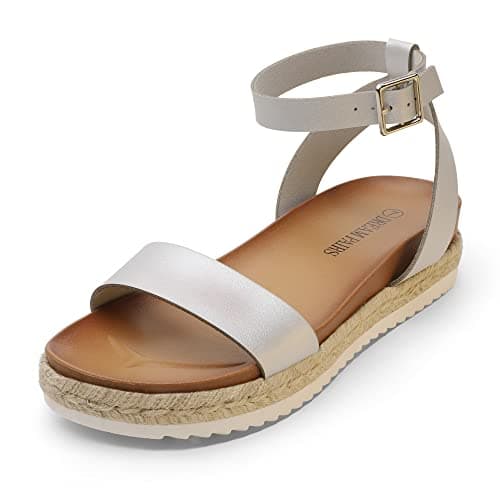 Dream Pairs Women's Comfortable Open Toe Espadrille Wedge Sandals