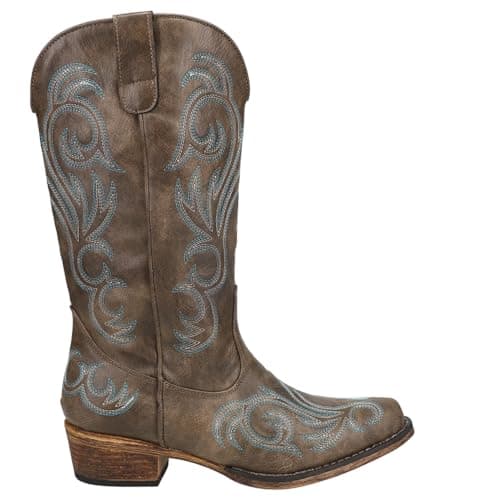Roper Women's Riley Mid Calf Boot - Black