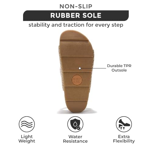 Pismo Women's Genuine Leather Summer Sandals - Comfortable Memory Foam Wedges