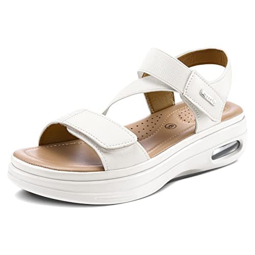 mysoft Women's Summer Comfortable Walking Sandals with Air Cushion Support