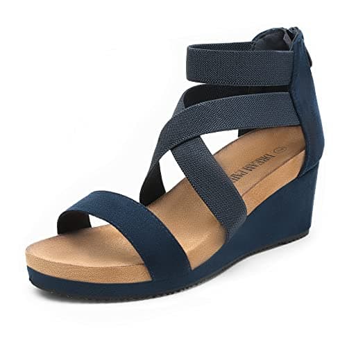 DREAM PAIRS Women's Platform Wedge Sandals