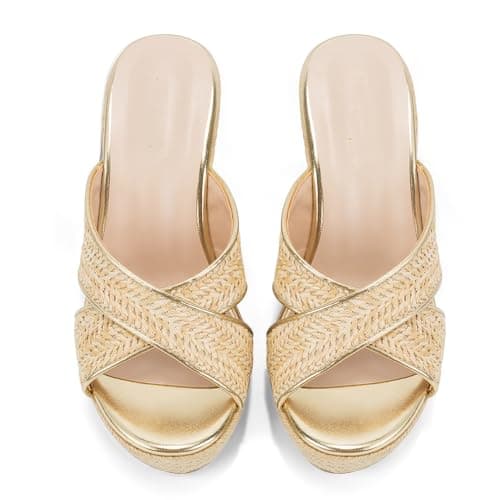 Women's Wedge Slip-On Sandals for Summer