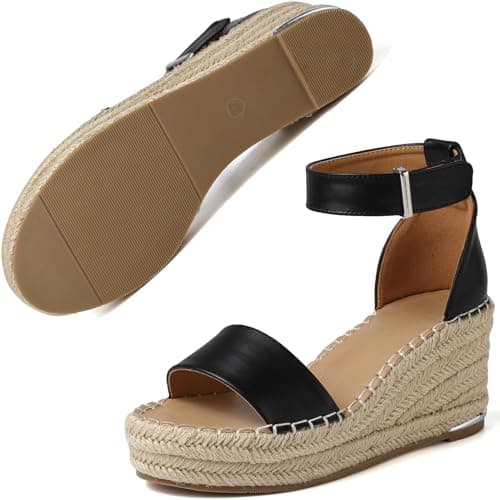 ziitop Women's Espadrille Wedge Sandals
