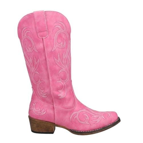 Roper Women's Riley Mid Calf Boot - Black