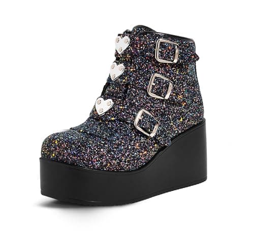 Platform Chunky Ankle Boots for Women