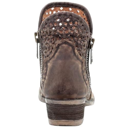 Women's Corral Boots Cut-Out Round Toe Booties