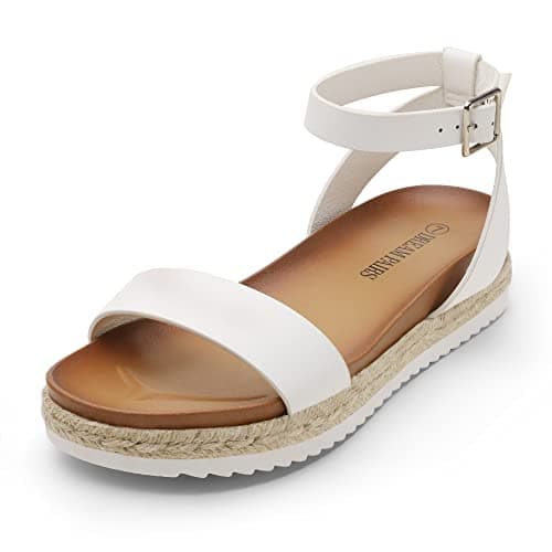 Dream Pairs Women's Comfortable Open Toe Espadrille Wedge Sandals