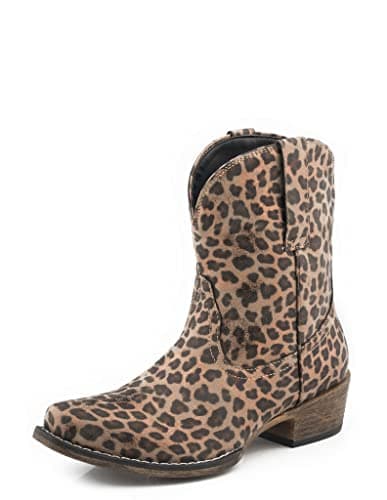 ROPER Women's Ingrid Floral Metallic Ankle Boots - 1-2" Heel, Multi