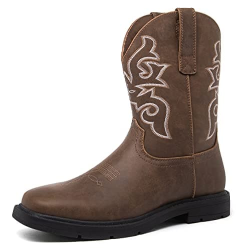 Canyon Trails Mens Square Toe Western Boots