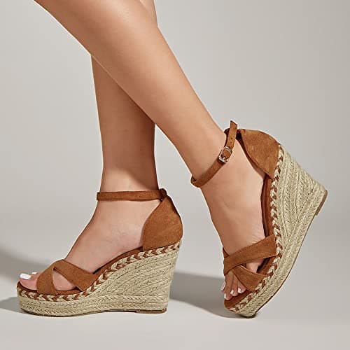 Women's Espadrille Platform Wedges Sandals