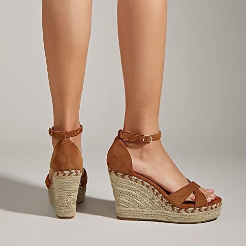 Women's Espadrille Platform Wedges Sandals