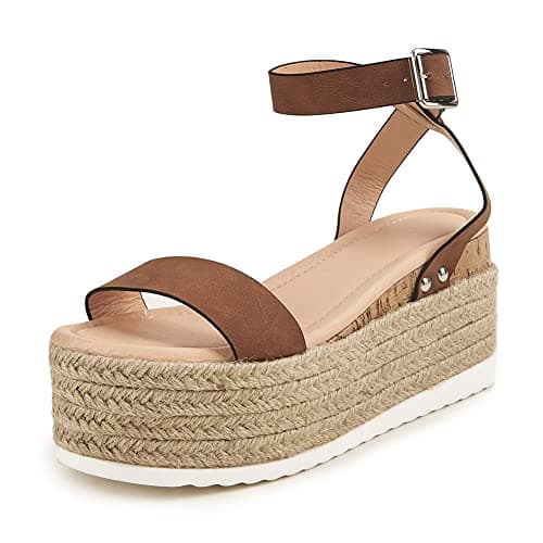 Women's Platform Espadrille Sandals for Casual Summer Wear