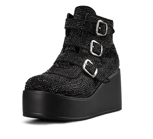 Platform Chunky Ankle Boots for Women