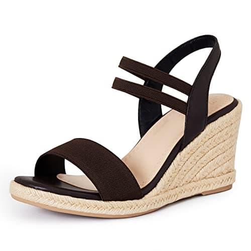 Women's Espadrille Platform Sandals with Ankle Straps
