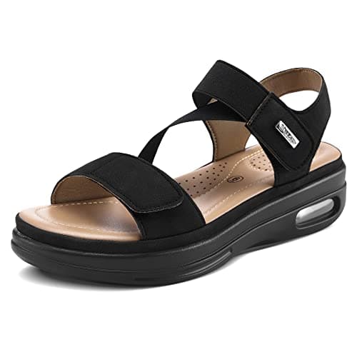 mysoft Women's Summer Comfortable Walking Sandals with Air Cushion Support