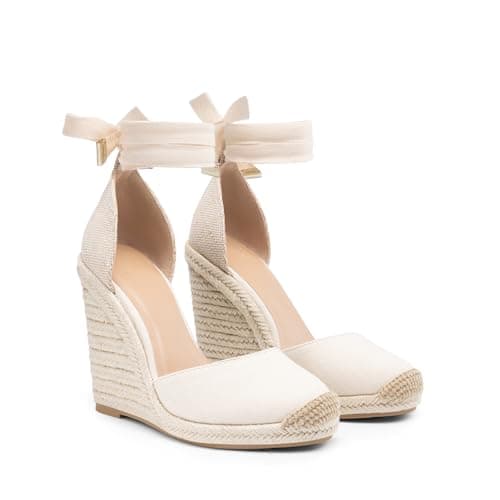JustFab Women's Summer Platform Wedge Sandals Open Toe Comfort Arch Support