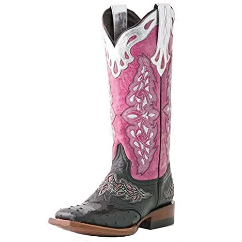 Women's Glitter Studded Rodeo Mid Calf Boots