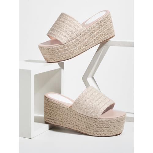 Erocalli Women's Espadrille Flatform Wedge Sandals
