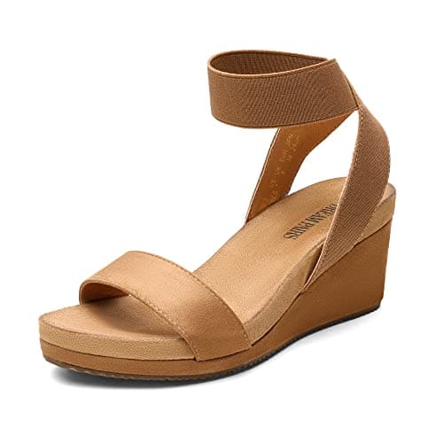 DREAM PAIRS Women's Platform Wedge Sandals