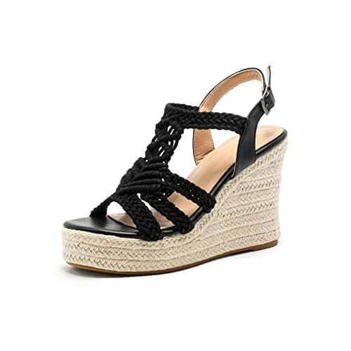 Sopends Women's Espadrille Wedge SandalsPlatforms & Wedges