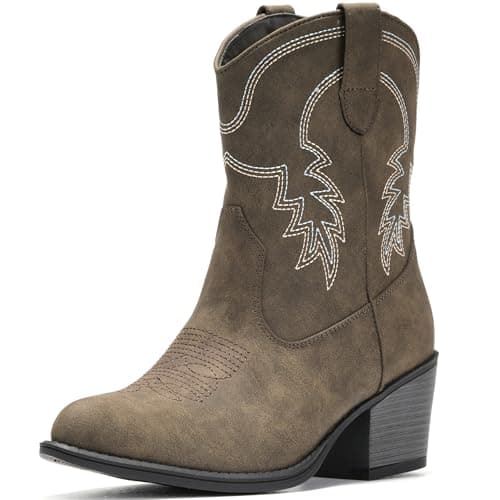 IXU Women's Classic Western Ankle Booties